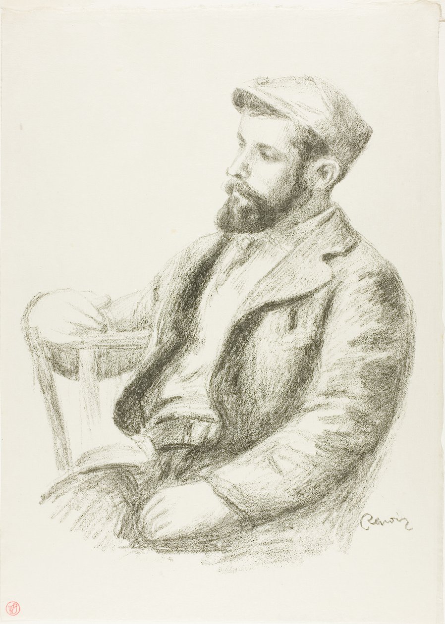 Louis Valtat'ın Portresi by Pierre Auguste Renoir
