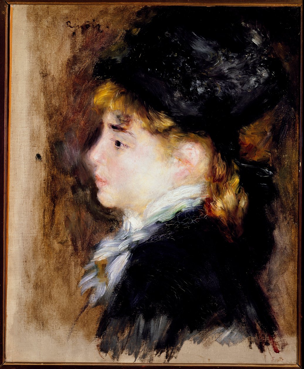 Margot'un Portresi (tuval üzerine yağlı boya by Pierre Auguste Renoir