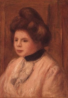 Bir Bayan Portresi by Pierre Auguste Renoir
