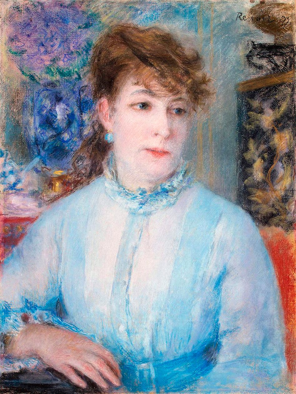 Bir Kadının Portresi, 1877. by Pierre Auguste Renoir