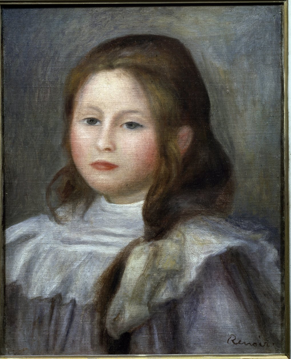 Bir çocuğun portresi (tuval üzerine yağlı boya by Pierre Auguste Renoir