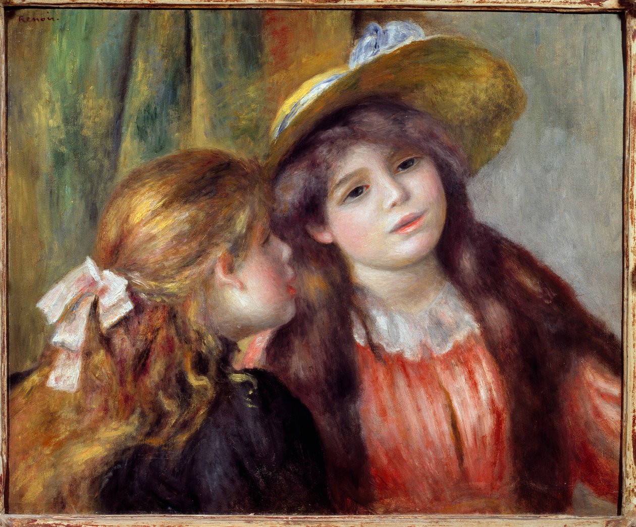 iki kız portresi by Pierre Auguste Renoir