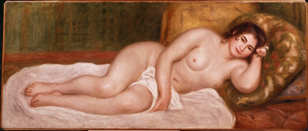 Yatan Yüzücü, 1902 by Pierre Auguste Renoir