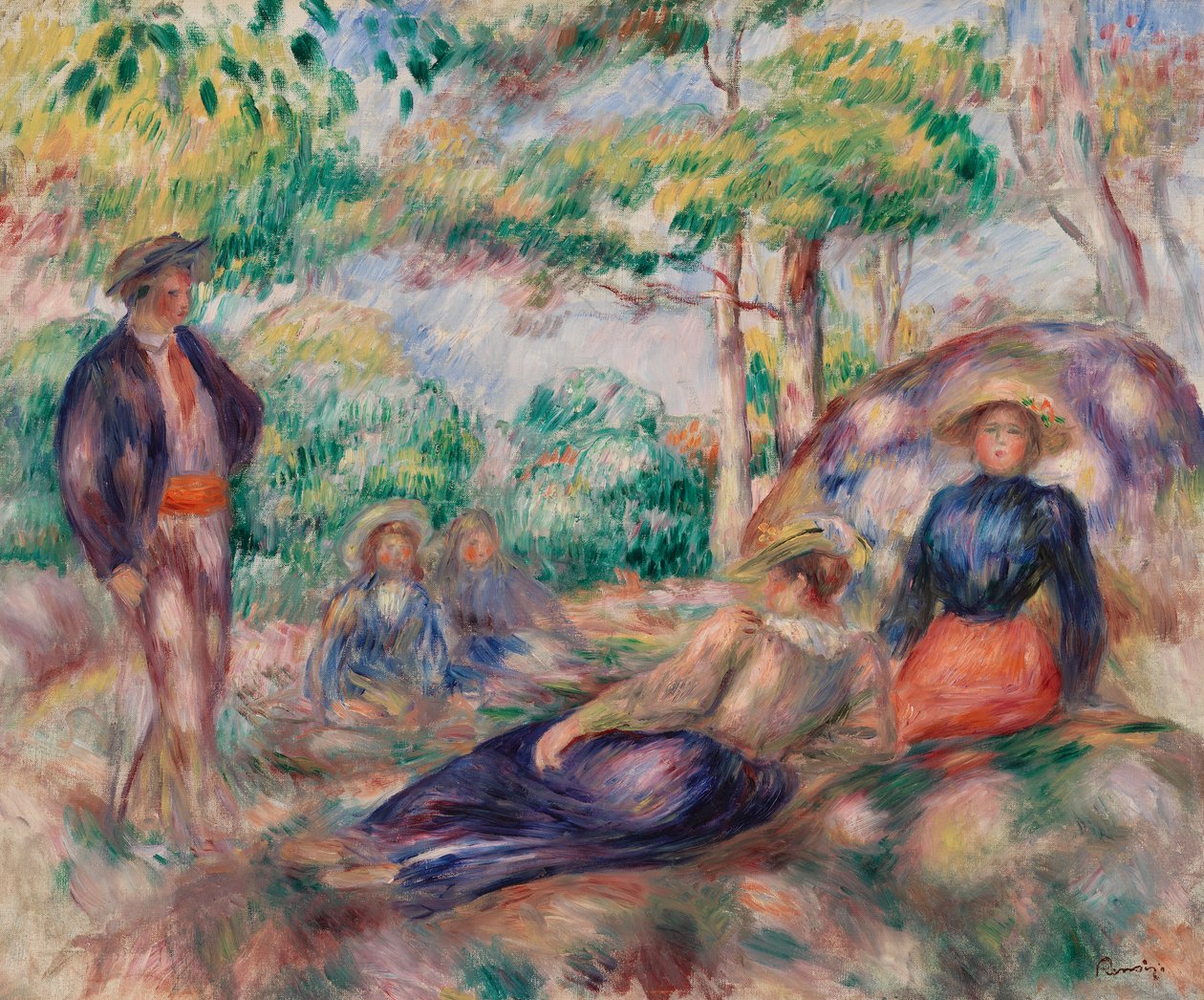 Çimlerde Dinlenmek by Pierre Auguste Renoir