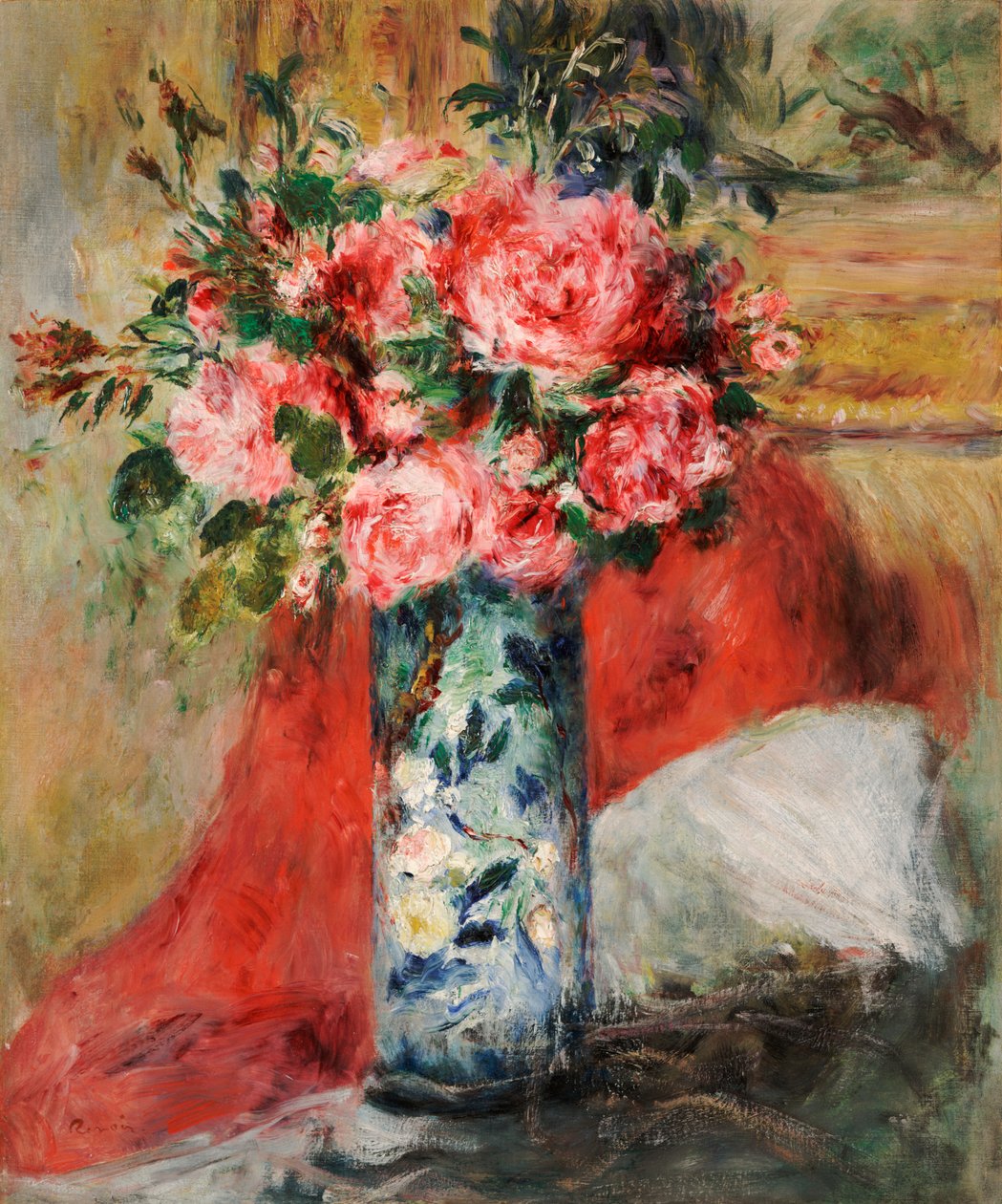 Vazoda Güller ve Şakayıklar by Pierre Auguste Renoir