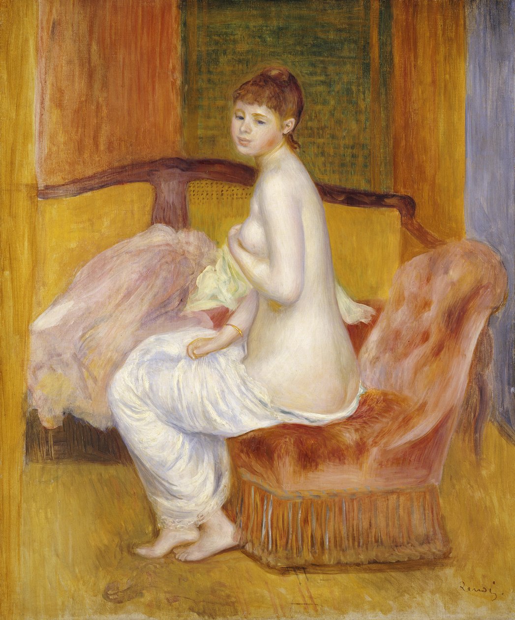 Çıplak Oturan, Dinlenme, 1885 by Pierre Auguste Renoir