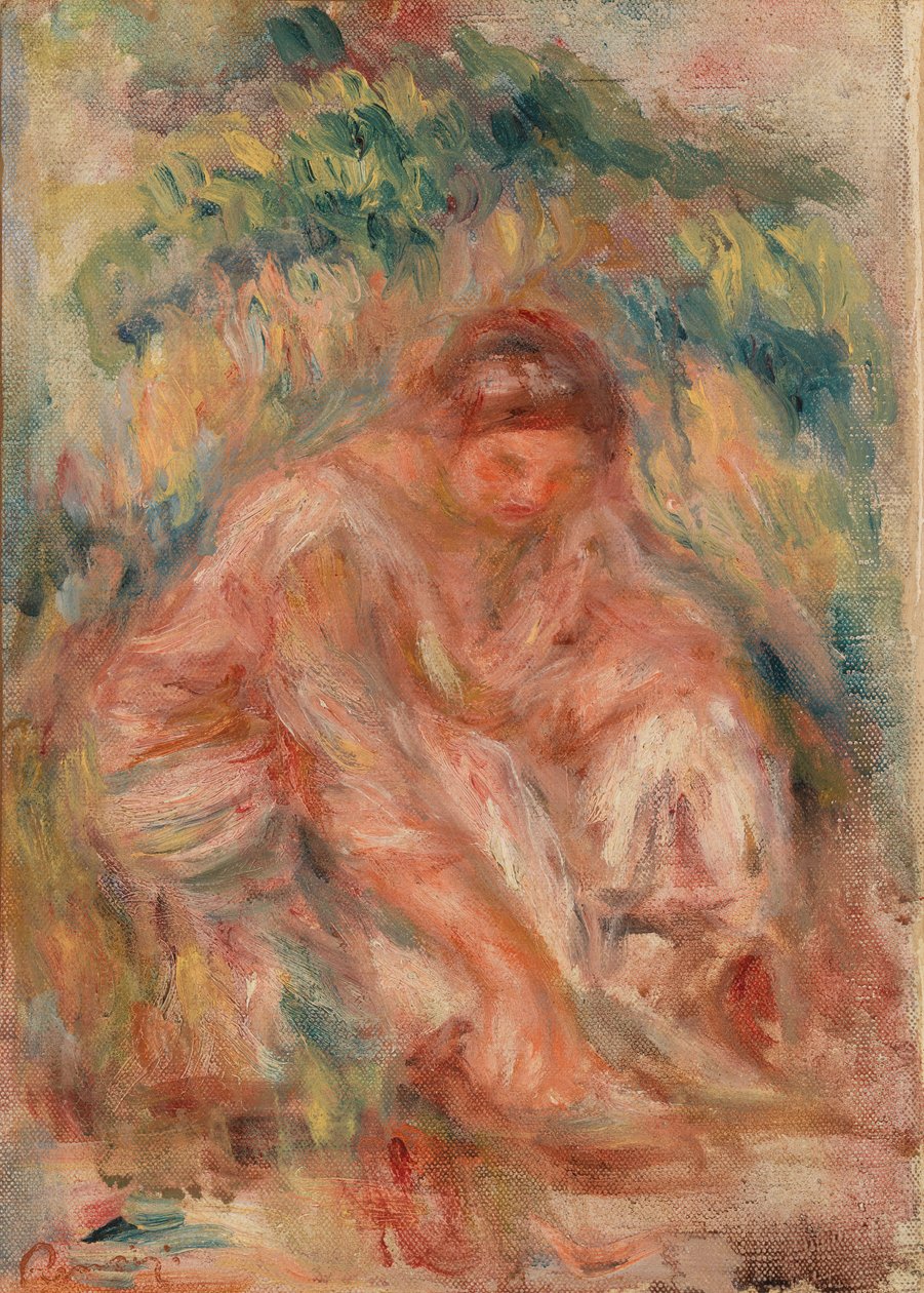 Bir Kadının Kroki by Pierre Auguste Renoir