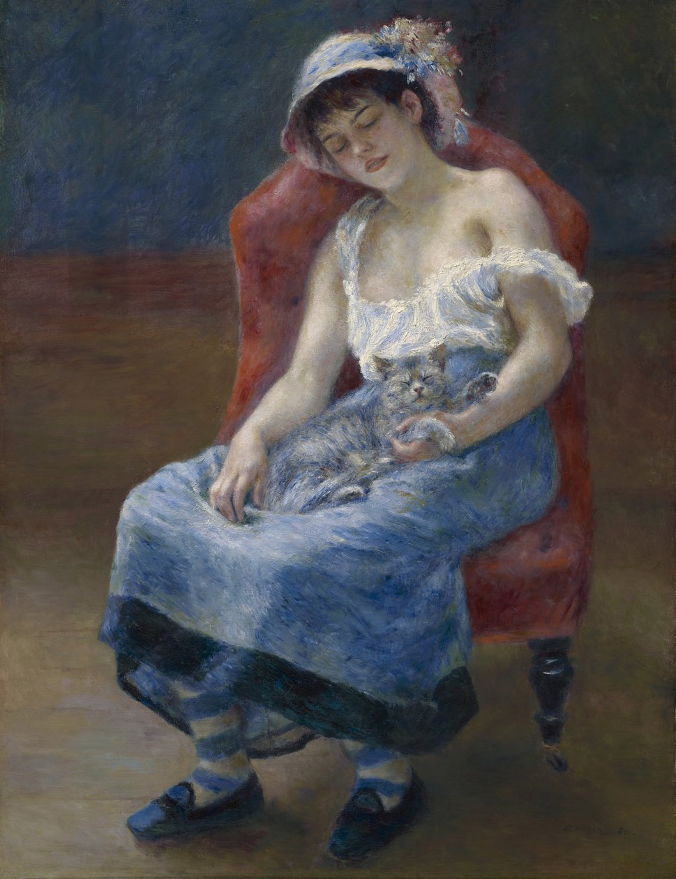 Uyuyan Kız, 1880 by Pierre Auguste Renoir
