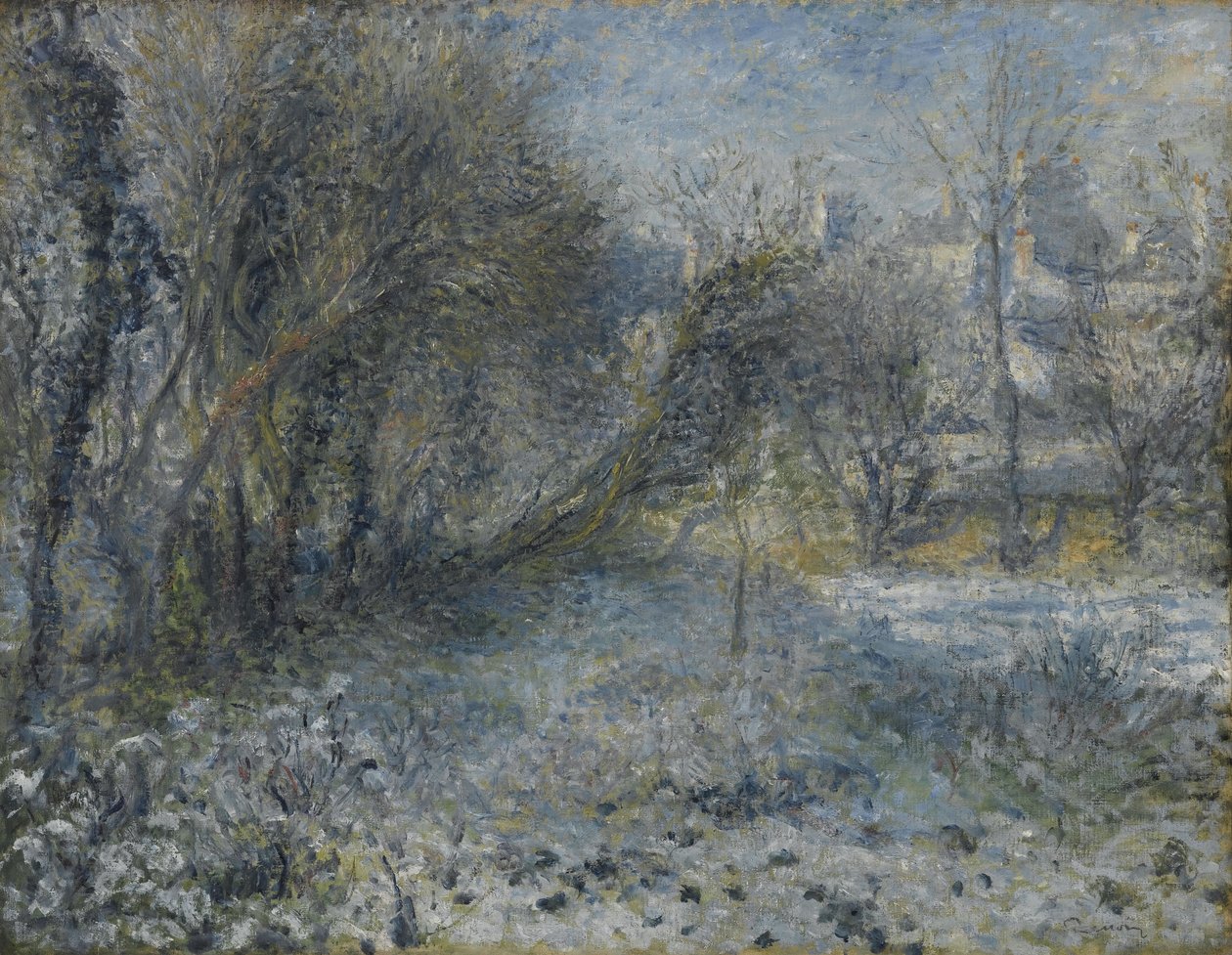 Karla Kaplı Manzara, 1870-1875 by Pierre Auguste Renoir