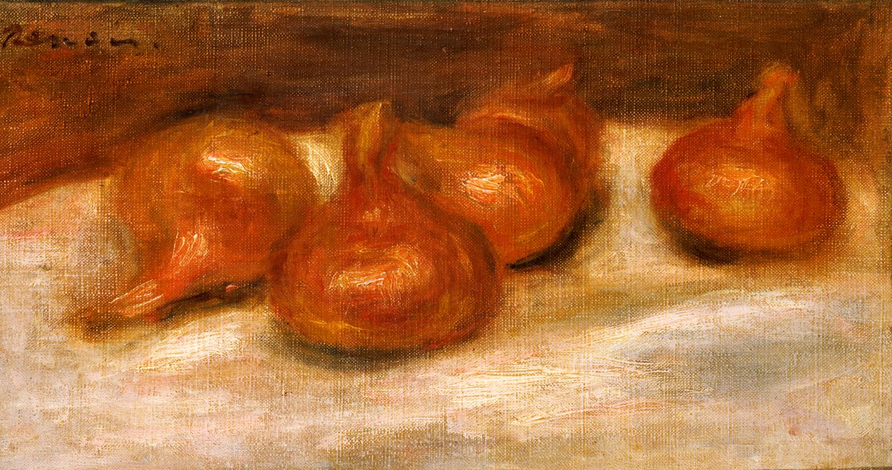 Nar ile natürmort by Pierre Auguste Renoir