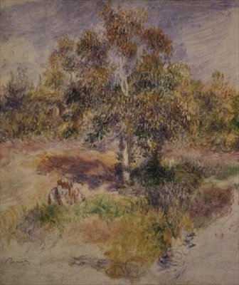 Bir Ağacın İncelenmesi by Pierre Auguste Renoir