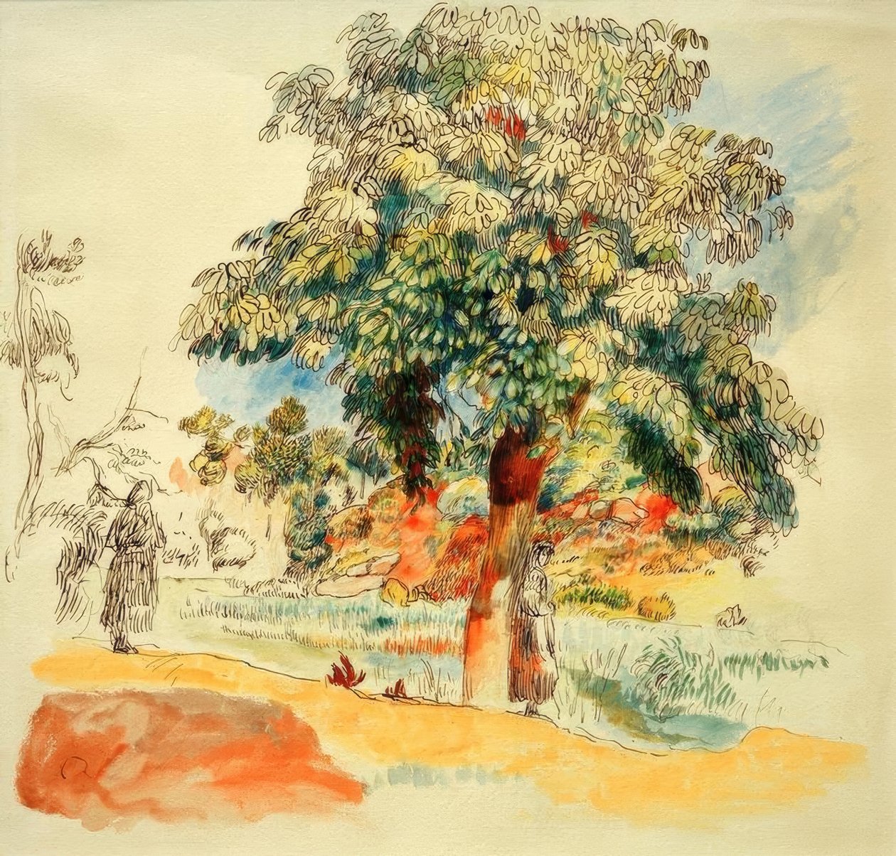 Güney manzara by Pierre Auguste Renoir