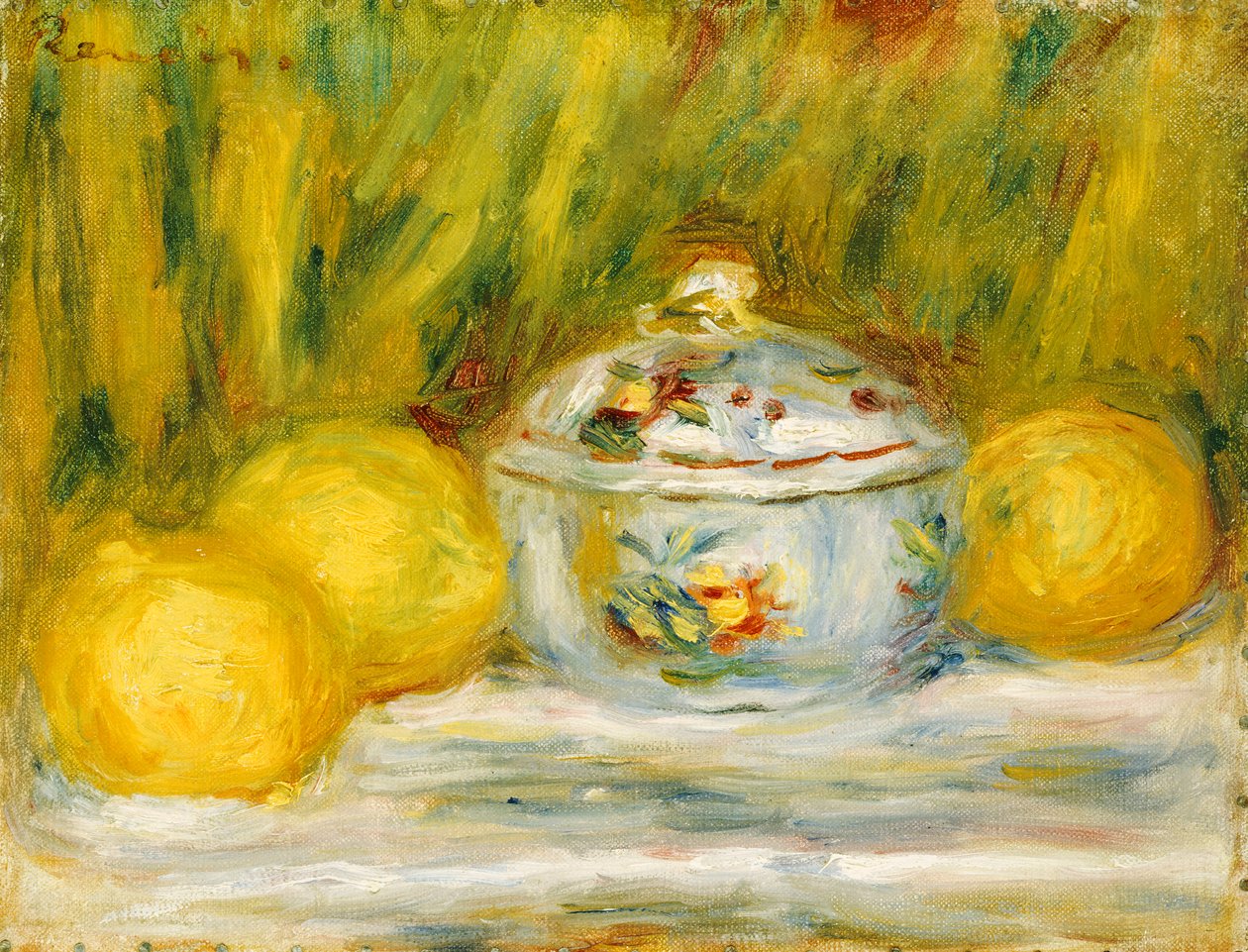 Şekerlik ve Limonlar, 1915 by Pierre Auguste Renoir