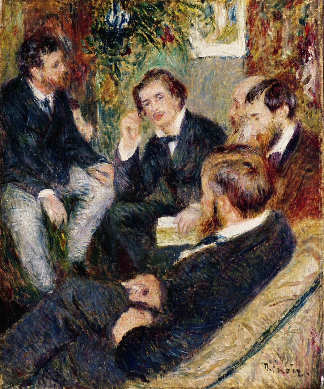 Sanatçının Stüdyosu, Rue Saint-Georges, 1876 by Pierre Auguste Renoir