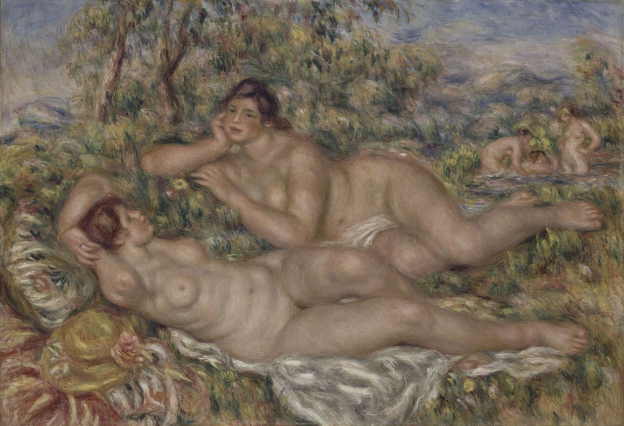 Yıkananlar, 1918-1919 by Pierre Auguste Renoir