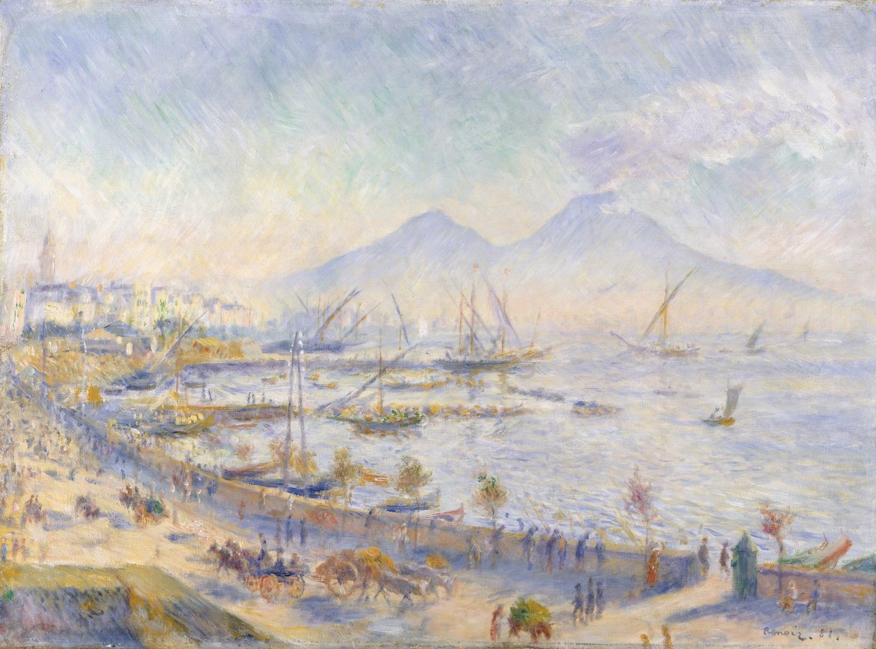 Napoli Körfezi, 1881 by Pierre Auguste Renoir