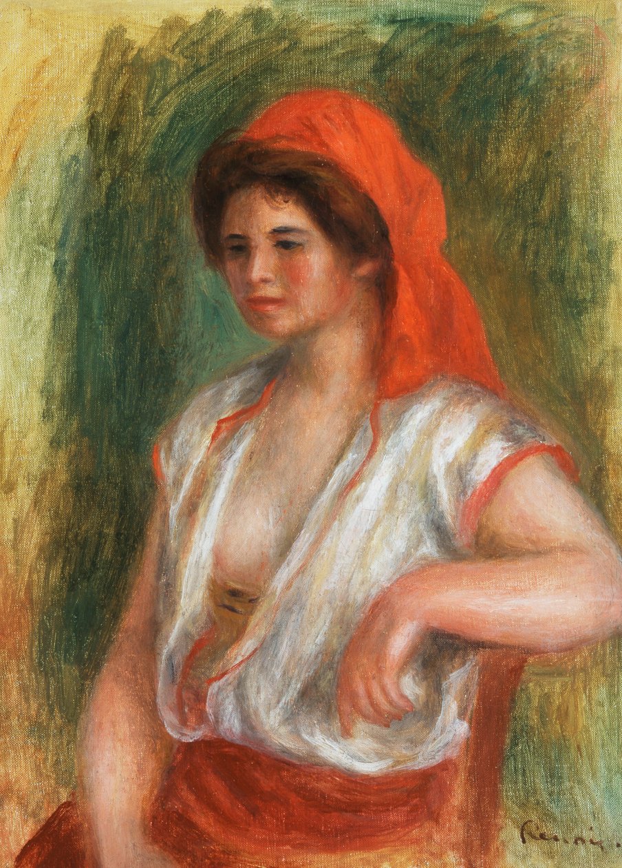 güzel Sicilyalı, by Pierre Auguste Renoir