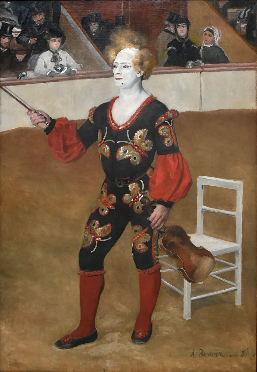 Palyaço by Pierre Auguste Renoir