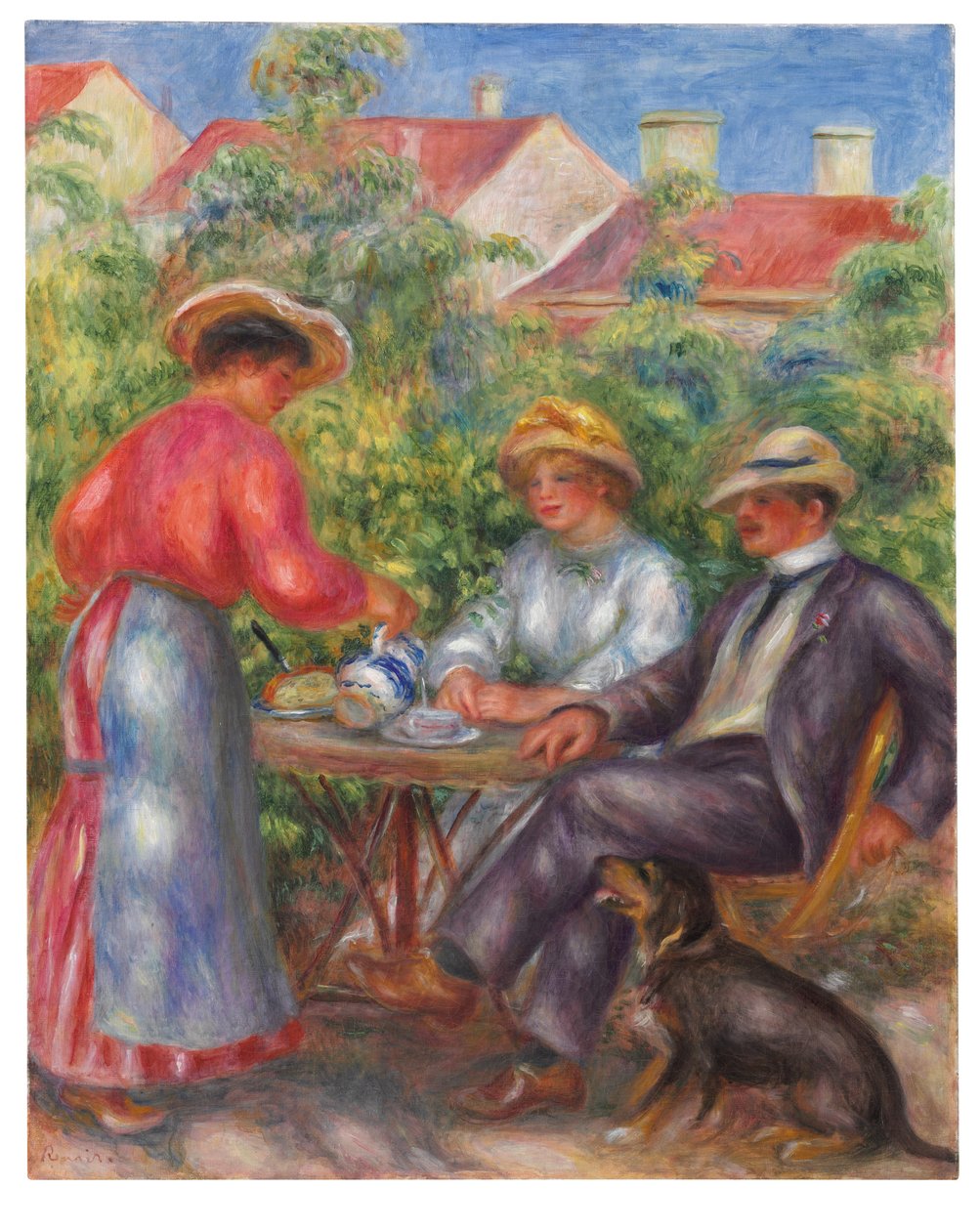 Çay Fincanı veya Bahçe, c.1906-07 by Pierre Auguste Renoir