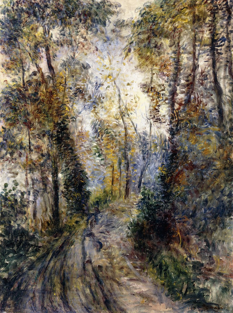 Orman Yolu, 1871 by Pierre Auguste Renoir