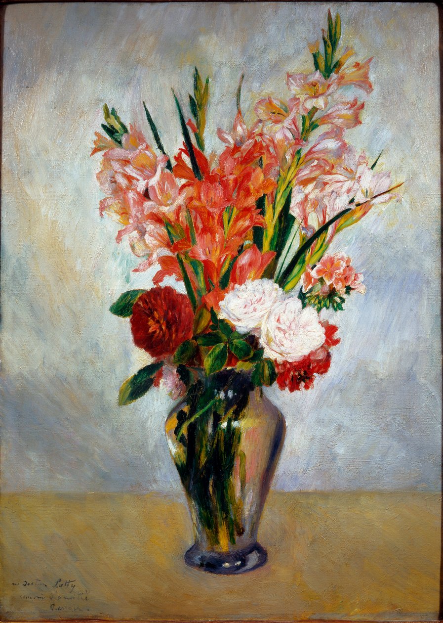 Gladiolalar by Pierre Auguste Renoir
