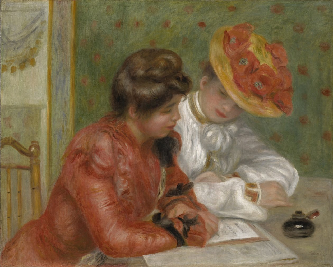 Mektup, c.1895-1900 by Pierre Auguste Renoir