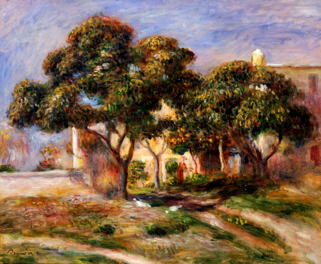 Muşmula Ağaçları by Pierre Auguste Renoir