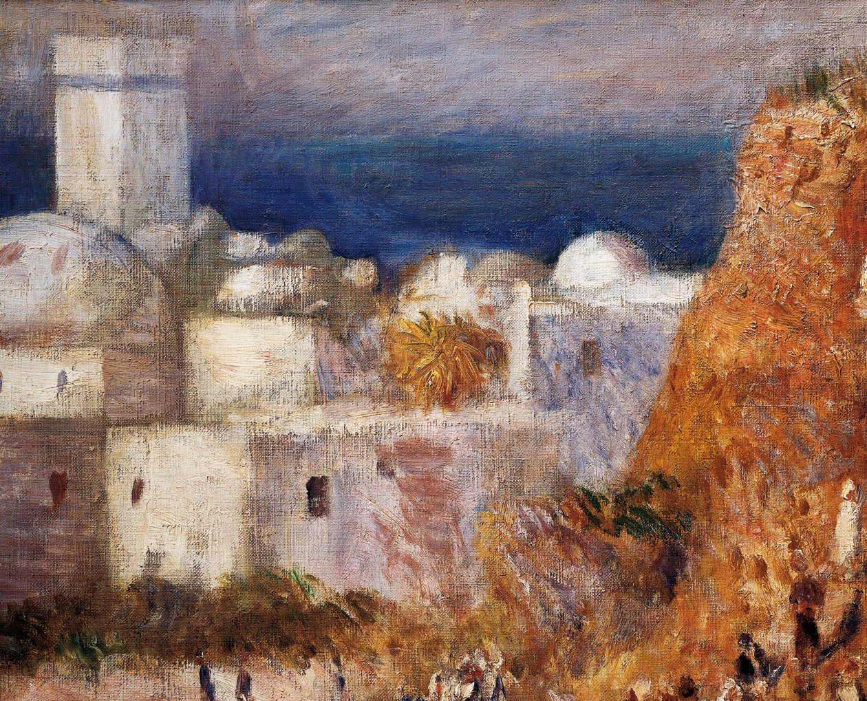 Cami veya Arap Festivali (detay) 1881 (tuval üzerine yağlı boya) by Pierre Auguste Renoir
