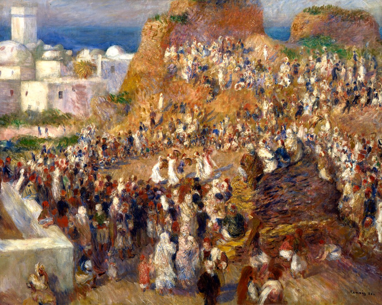 Cami veya Arap Festivali, 1881 by Pierre Auguste Renoir