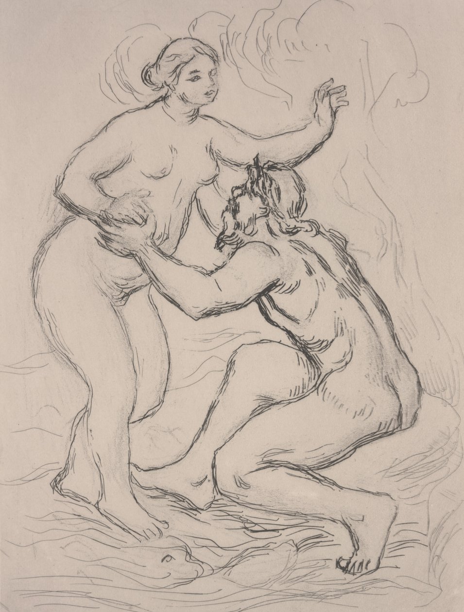 Scamander Nehri, c.1900 (gravür) by Pierre Auguste Renoir