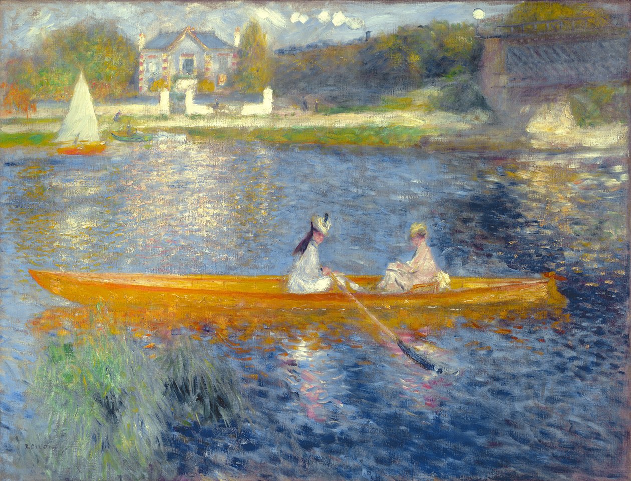 Skiff (La Yole), 1875 by Pierre Auguste Renoir