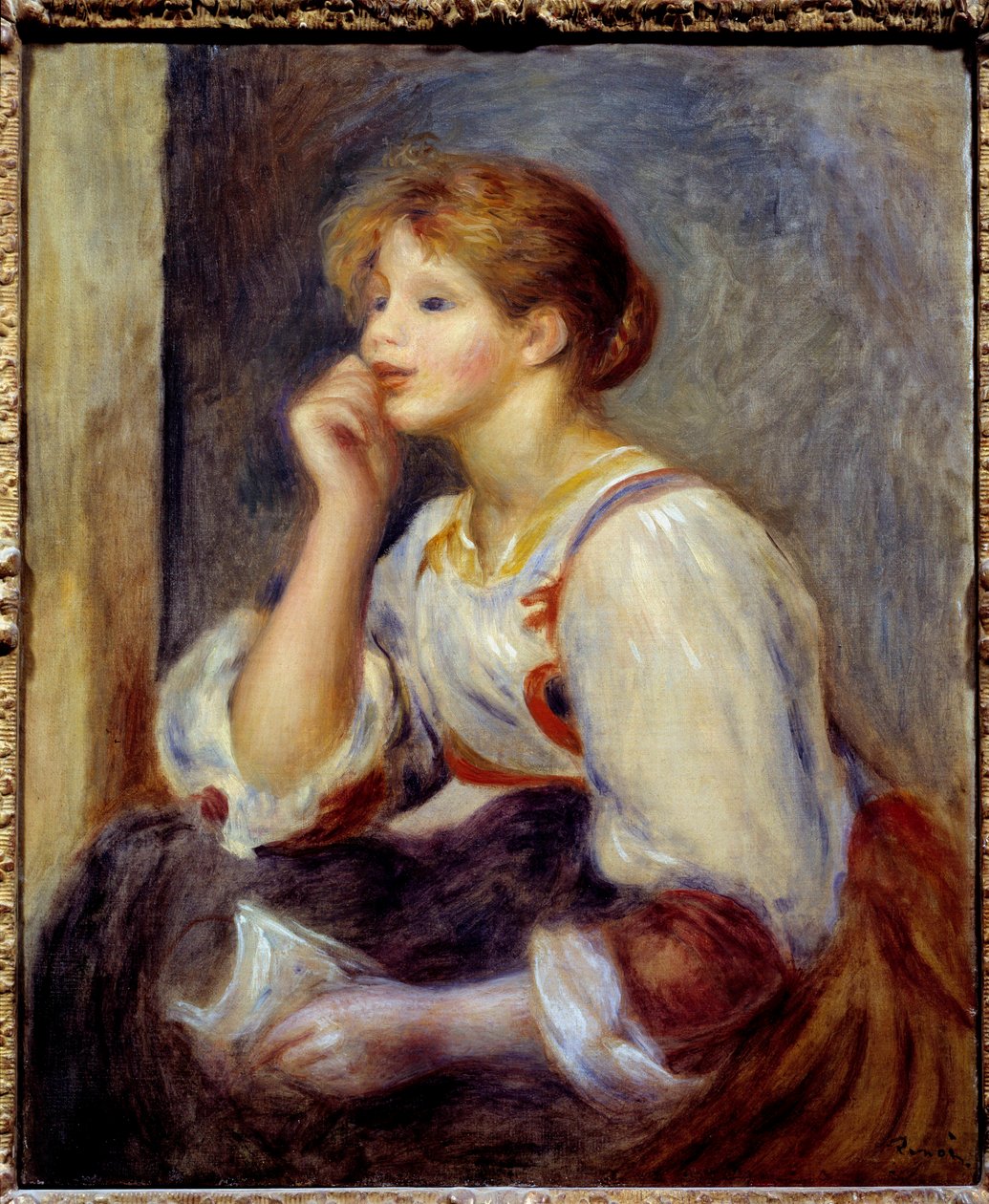 Kadının mektubu var. Pierre Auguste Renoir