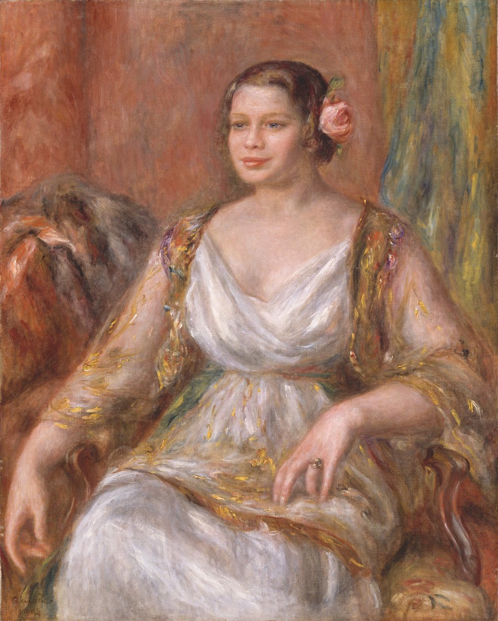 Tilla Durieux Ottilie Godeffroy, 1880-1971, 1914. by Pierre Auguste Renoir