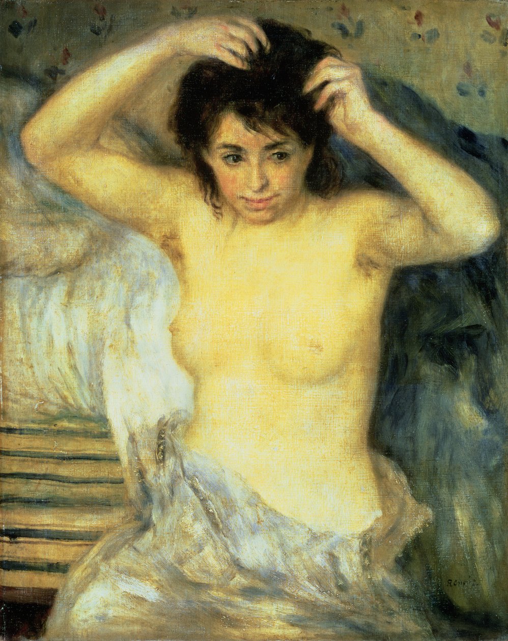 Gövde veya Banyodan Önce, c.1873-75 (tuval üzerine yağlı boya) by Pierre Auguste Renoir