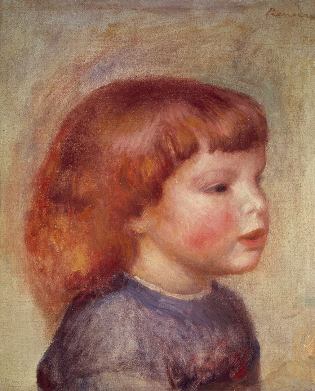 çocuk kafa by Pierre Auguste Renoir