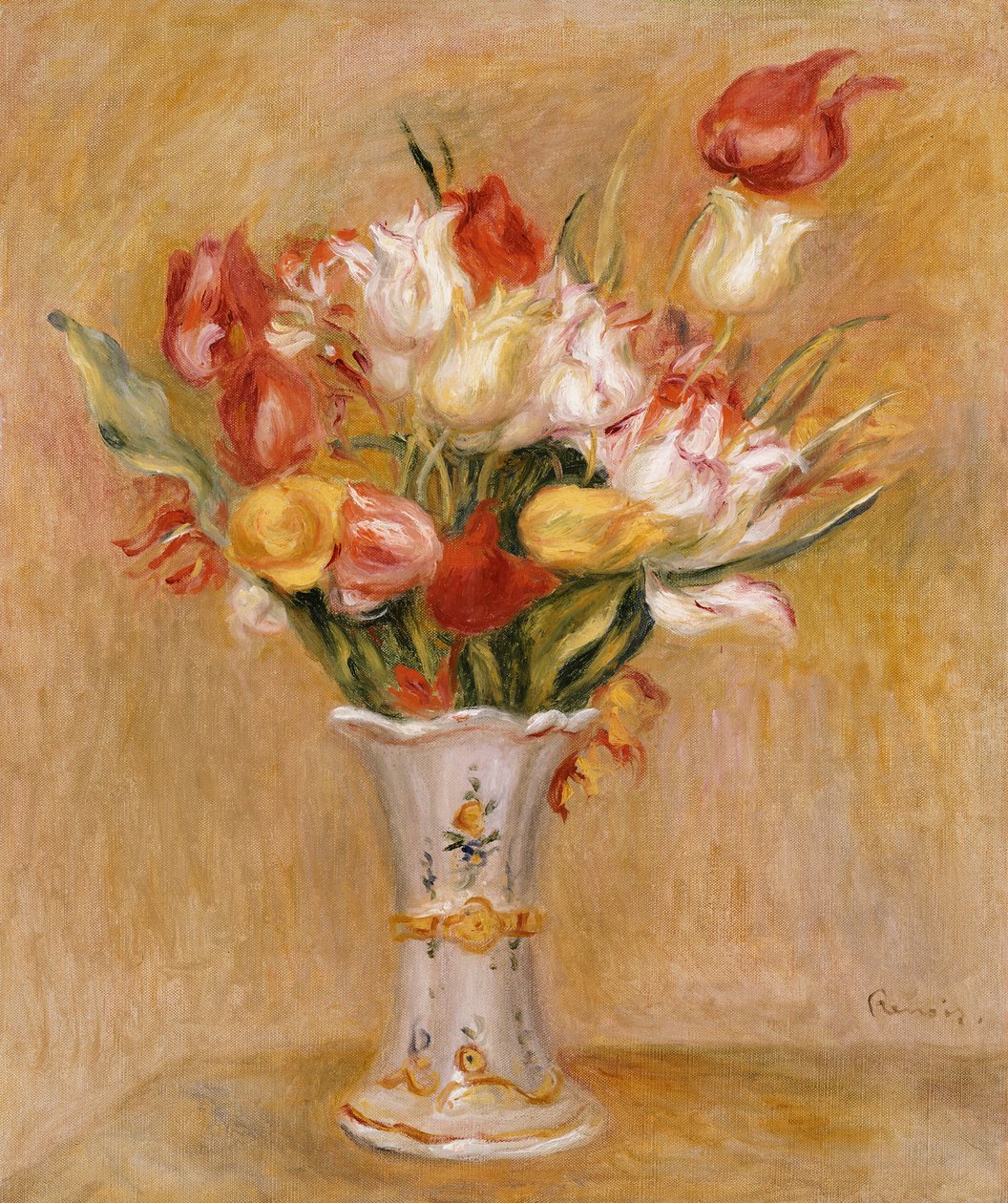 laleler by Pierre Auguste Renoir