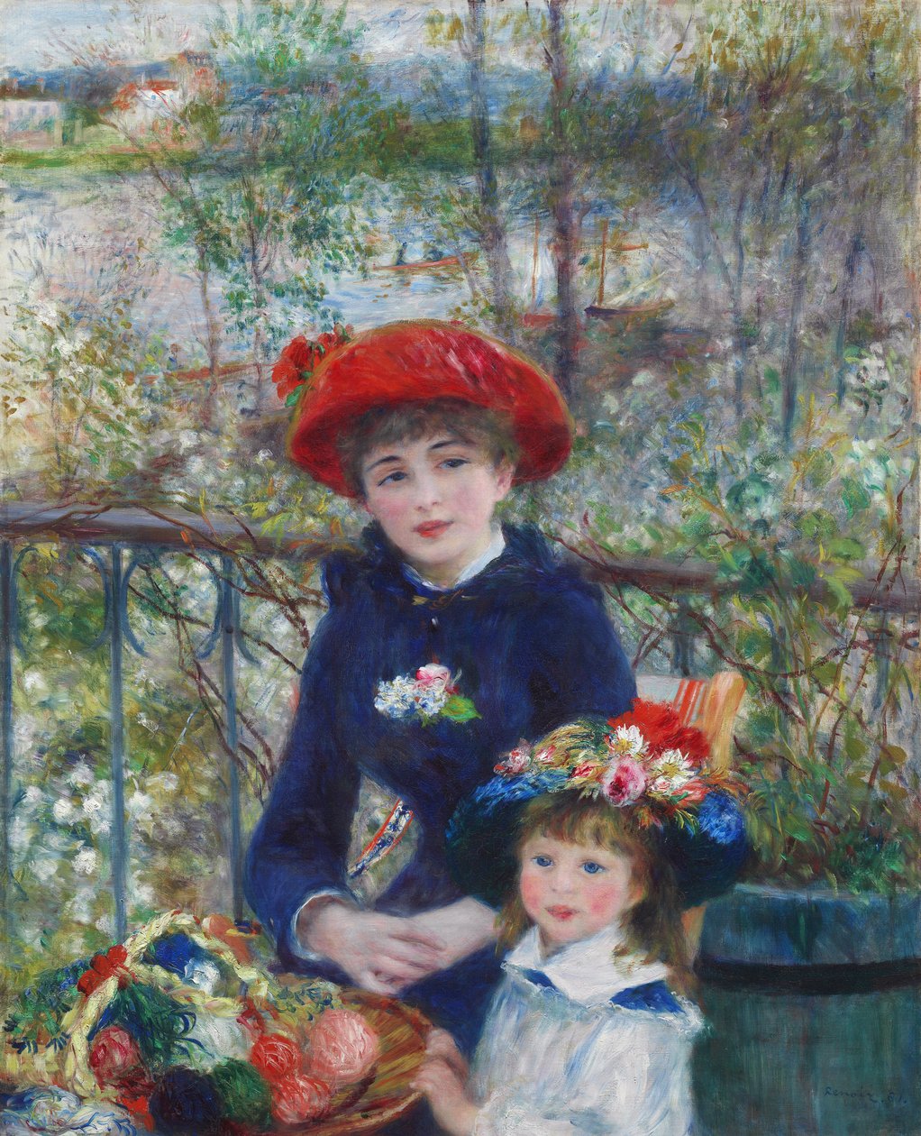İki Kız Kardeş (Terasta) by Pierre Auguste Renoir