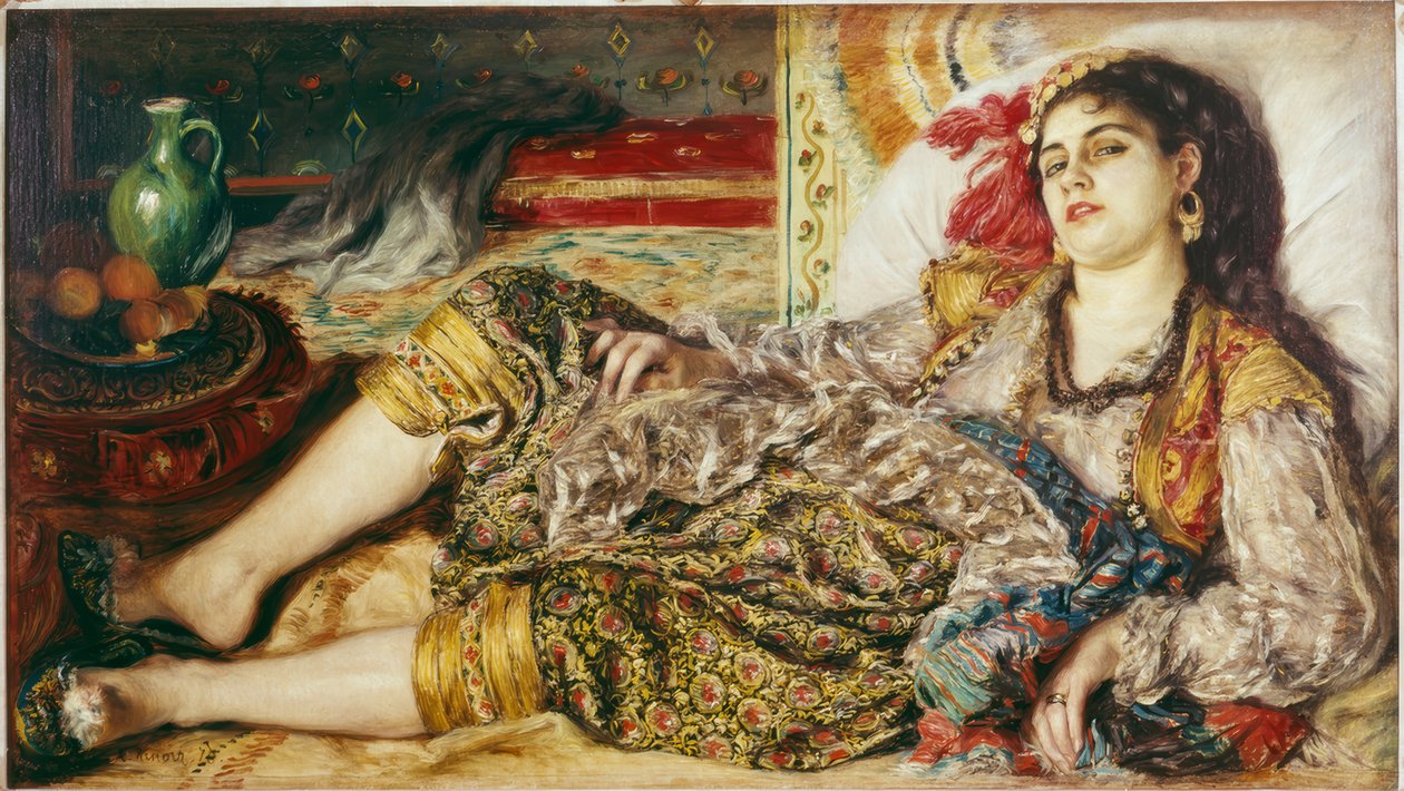 Cezayirli bir kadın by Pierre Auguste Renoir