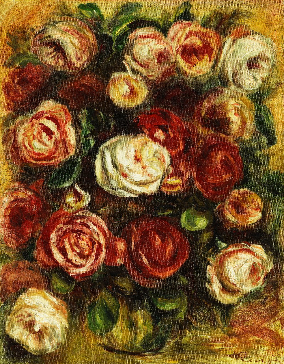 gül vazosu, by Pierre Auguste Renoir