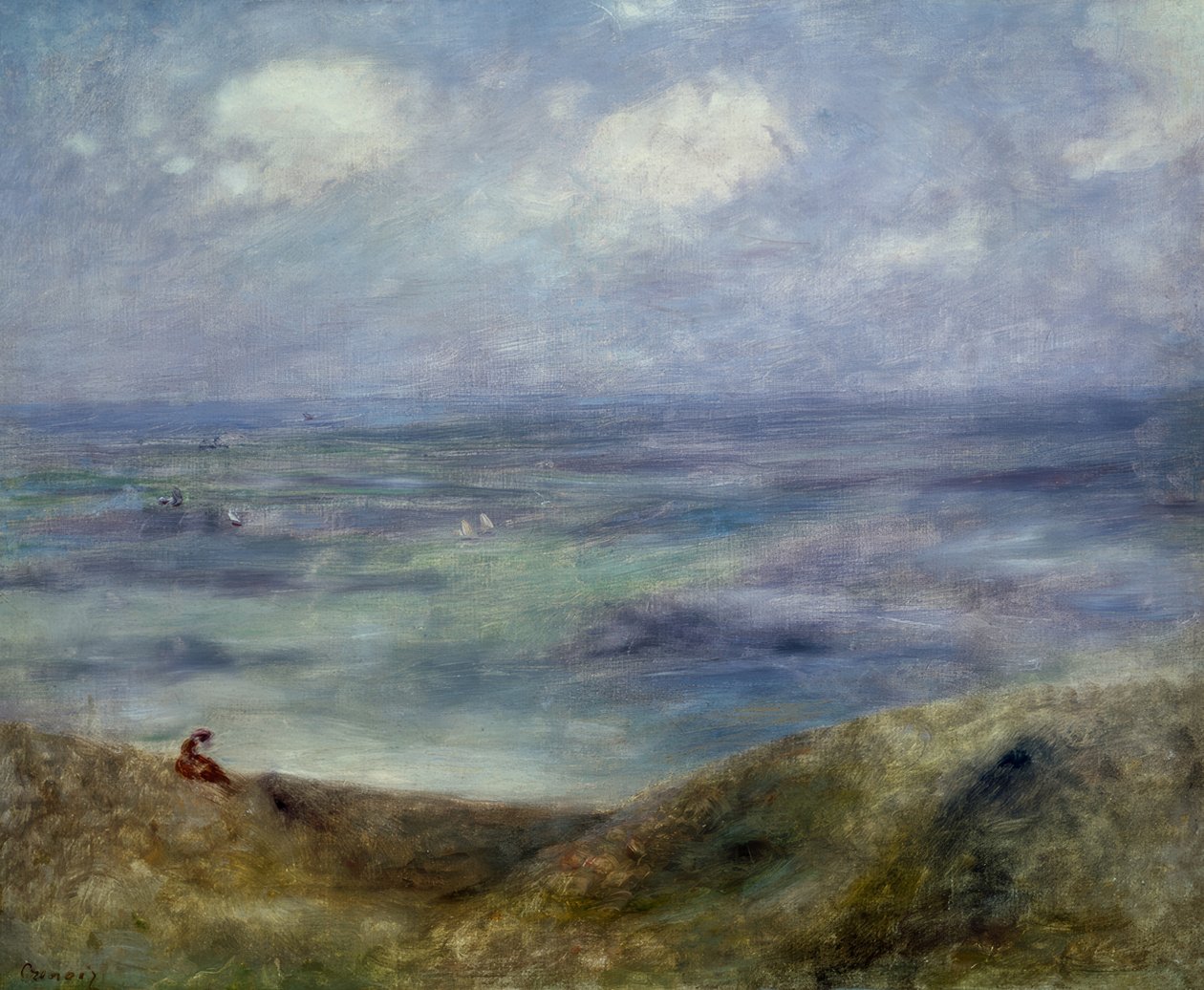 Deniz manzaralı, Guernsey by Pierre Auguste Renoir
