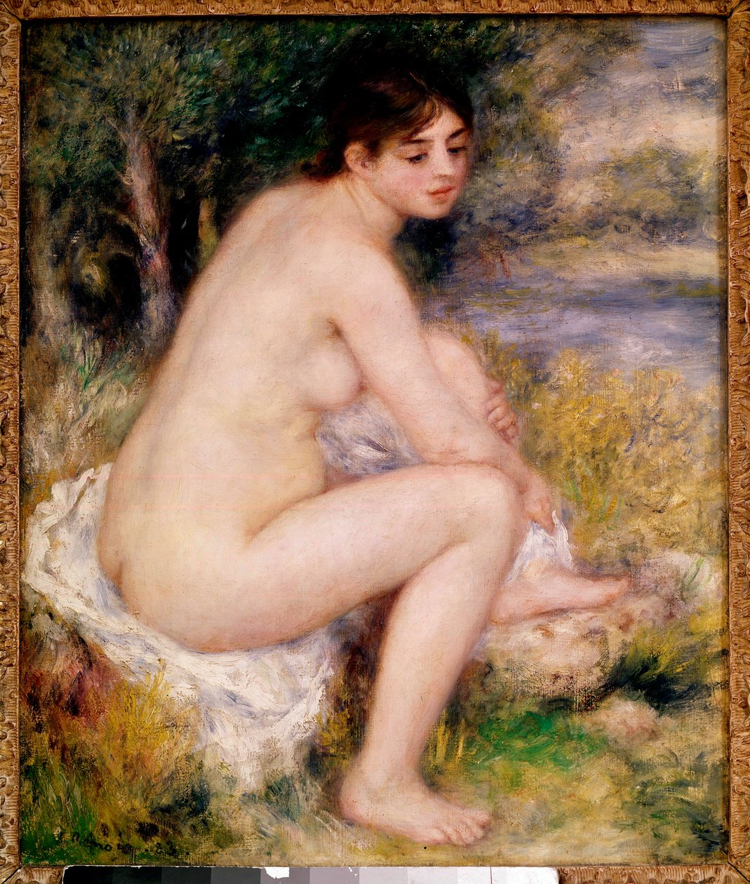 Manzara Resminde Çıplak Kadın Pierre Auguste Renoir (1841-1919) 1883 Paris, Musee d'Orsay by Pierre Auguste Renoir