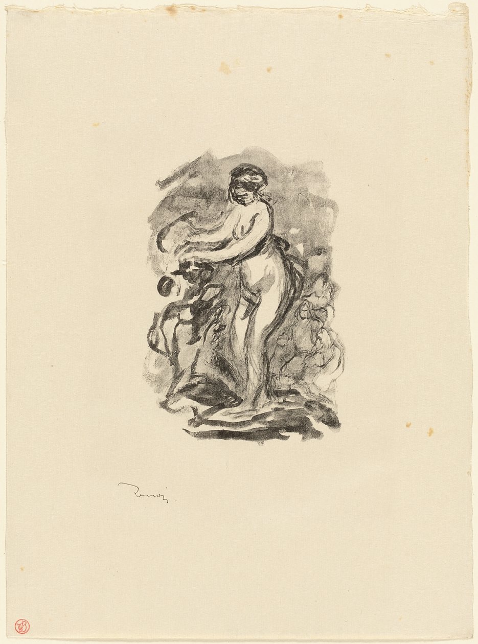 Asmalı Kadın, 1. çeşit by Pierre Auguste Renoir