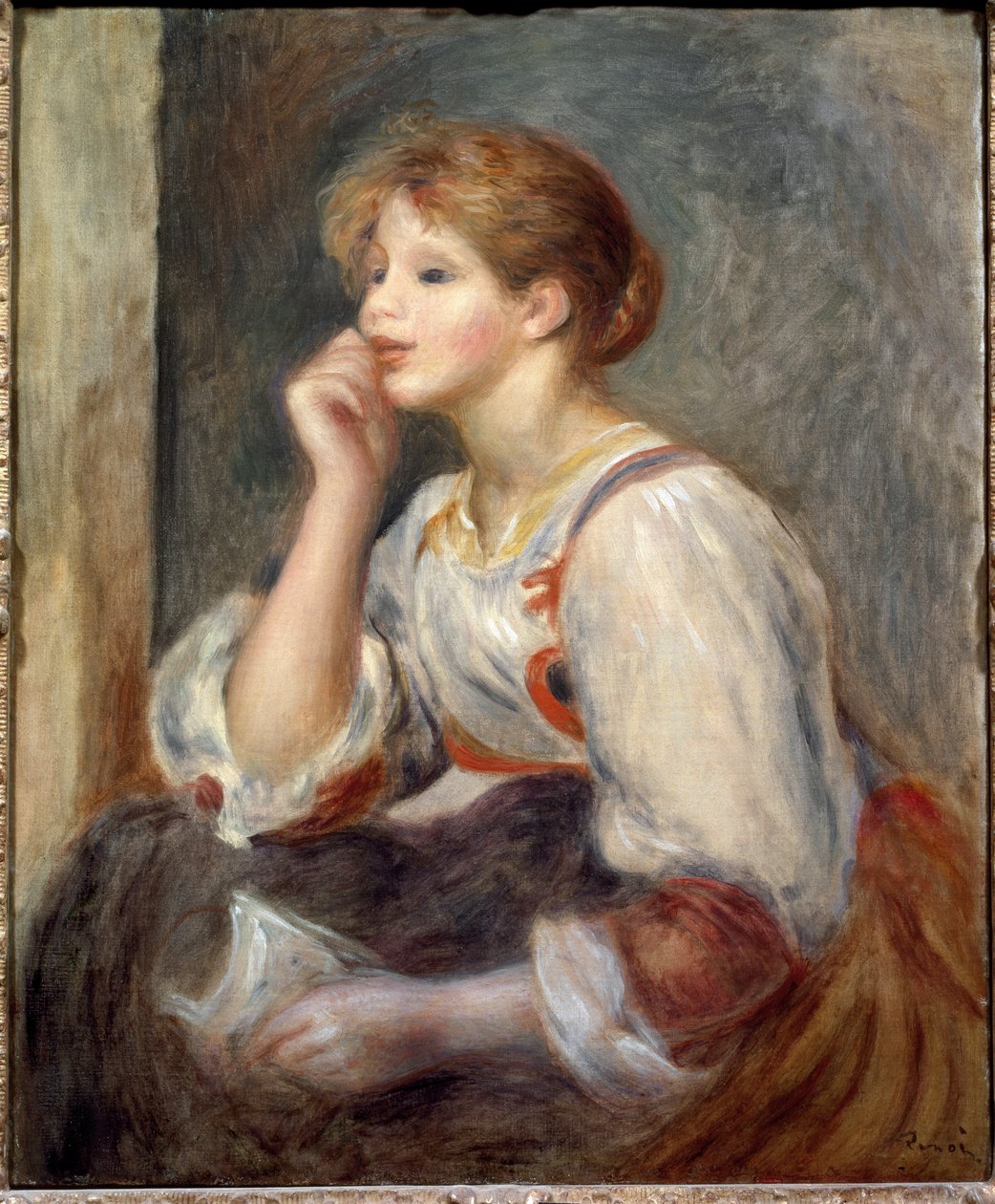 Bir mektup olan kadın by Pierre Auguste Renoir