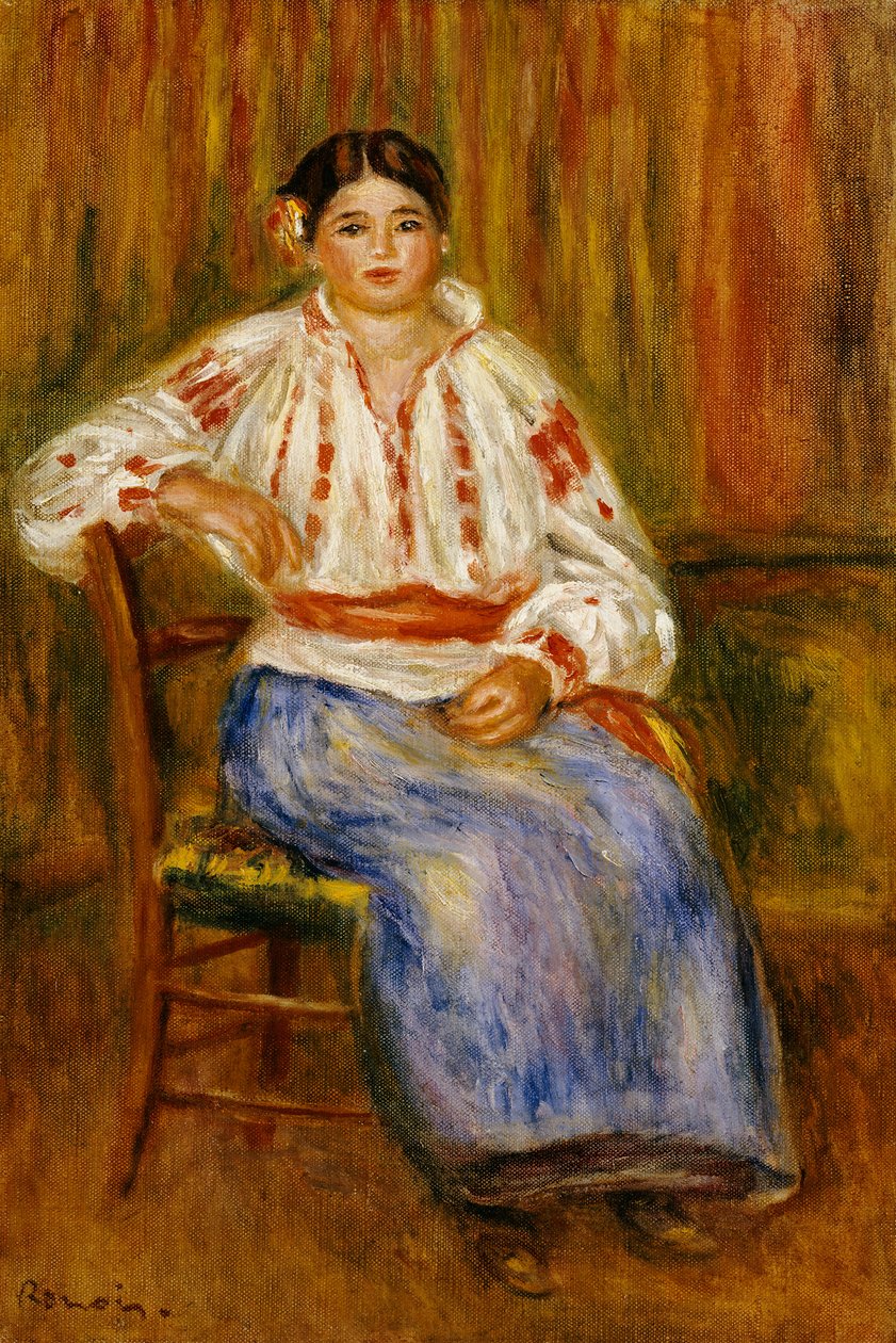 Genç Rumen, 1914 by Pierre Auguste Renoir