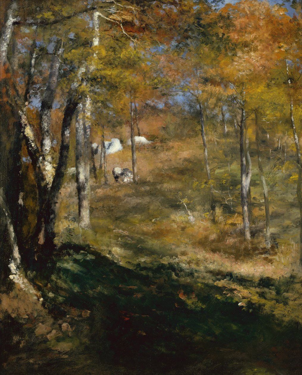 Ormandaki Genç Ağaçlar by Pierre Auguste Renoir