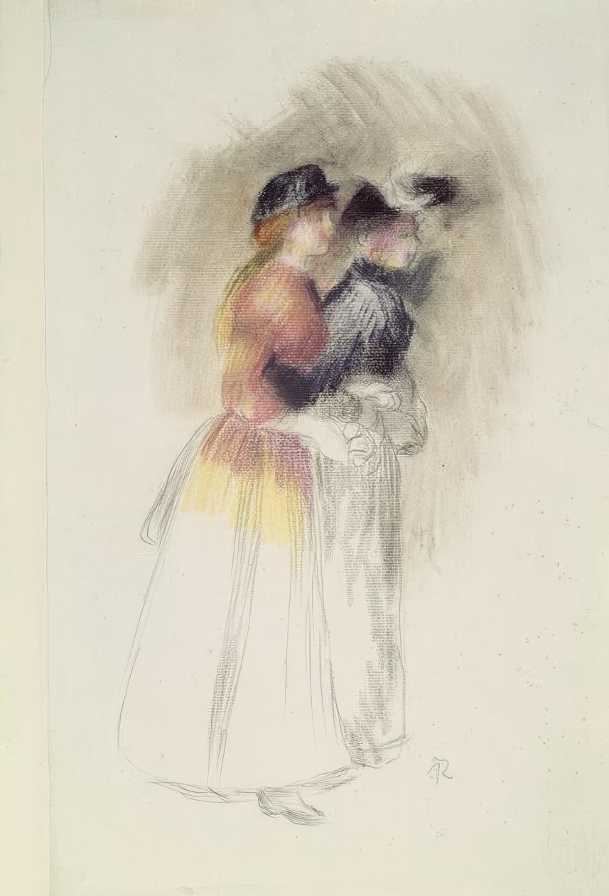 İki kadın by Pierre Auguste Renoir