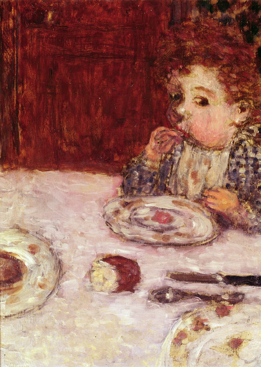 Masada bir çocuk, 1897 dolayları (tuval üzerine yağlı boya) by Pierre Bonnard