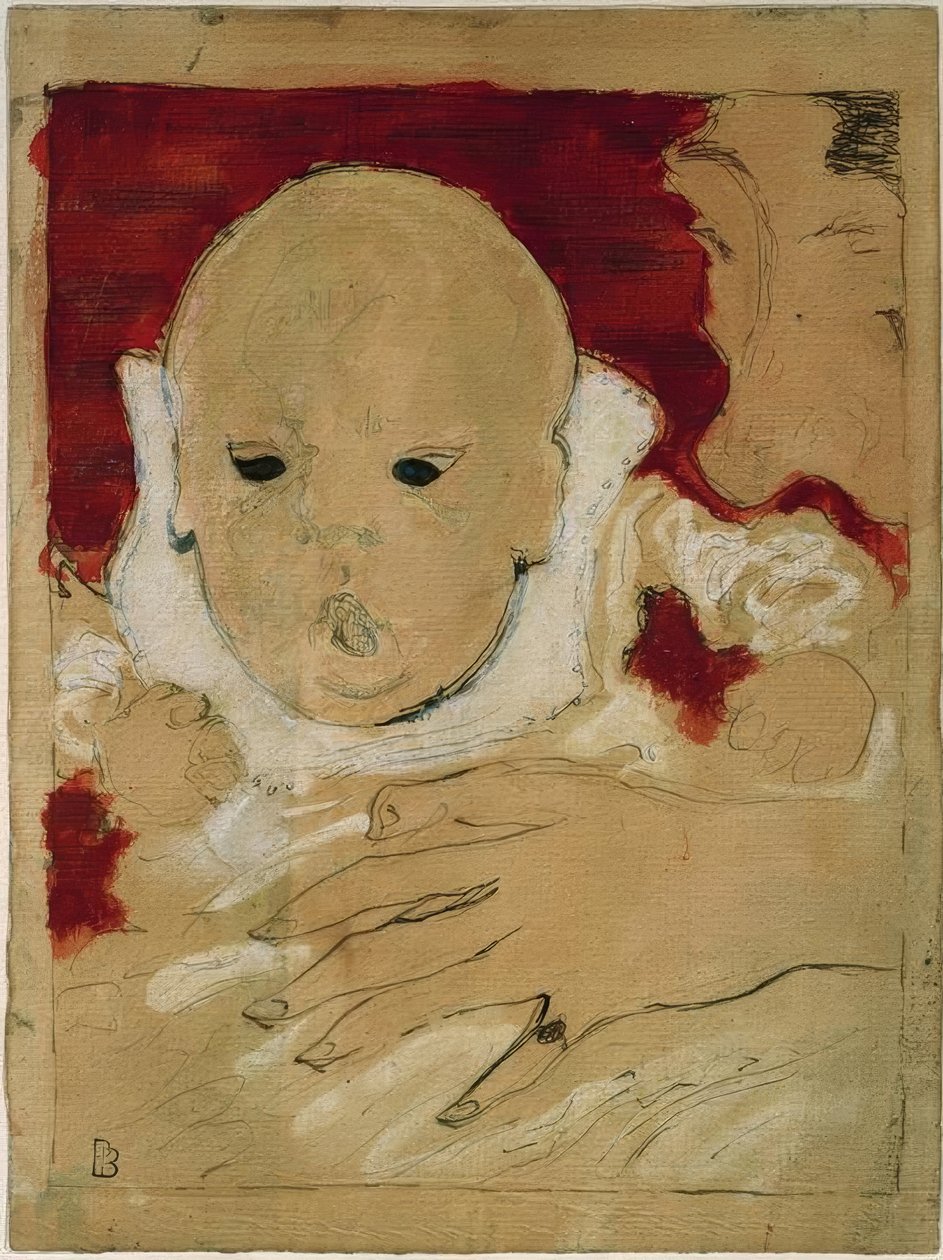 Andrée Bonnard ve oğlu Jean Terrasse by Pierre Bonnard