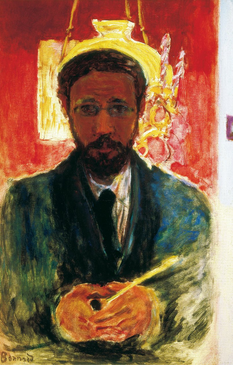 Borulu Otoportre. 1908 by Pierre Bonnard