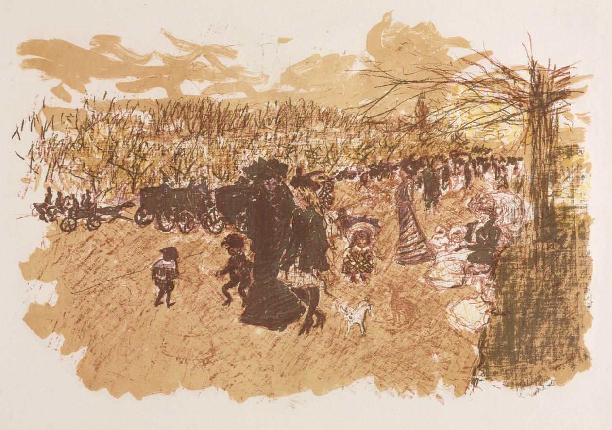 Bois de Boulogne Caddesi by Pierre Bonnard